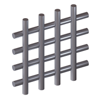 Прессованный решетчатый настил фото