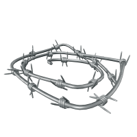 Проволока колючая фото