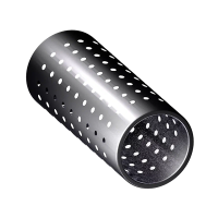 Труба перфорированная стальная фото