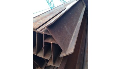 двутавр стальной нормальный сварной 100x55x4,1x5,7 мм 10Б1 Ст3пс купить в Перми