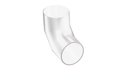 кожух оцинкованный для отвода 90° 210x0,55 мм купить в Перми