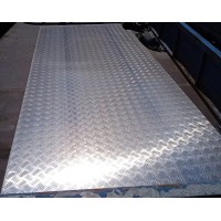 Лист алюминиевый рифленый квинтет 1x1000x2000 мм АМг2 ГОСТ 21631-2023