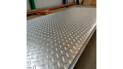 Лист алюминиевый рифленый чечевица 1,5 мм АМг2Н2Р фото лист алюминиевый рифленый чечевица 1,5 мм АМг2Н2Р купить в Перми