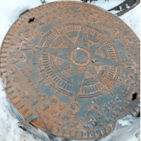 Люк чугунный сверхтяжелый усиленный круглый СТУ (Ф900) 650 мм ВЧ40 ГОСТ 3634-2019