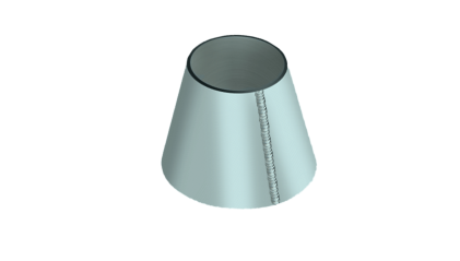 обечайку оцинкованную коническую 820x720x10 мм 12ХМ купить в Перми