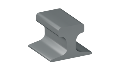 рельсы КР100 стальные крановые 5,5 м К76Ф купить в Перми