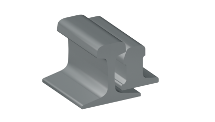 рельсы Р65 стальные рамные с остряком 9 м Э76 купить в Перми