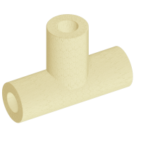 Тройник теплоизоляционный минераловатный 219x219 мм ГОСТ 30732-2020