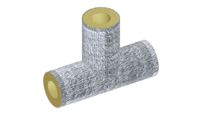 тройник теплоизоляционный минераловатный 1020x159 мм купить в Перми