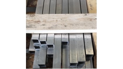 трубу алюминиевую профильную квадратную 40x40 1 мм Д16 купить в Перми