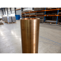 Труба бронзовая прессованная ГКР 110x12,5 мм БрАЖМц10-3-1,5 ГОСТ 1208-2014