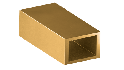 трубу латунную профильную прямоугольную ДПРНТ 7,2x3,4x0,5 мм Л68 купить в Перми
