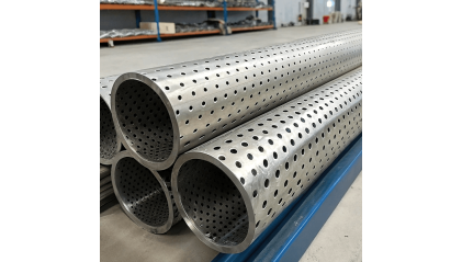 трубу нержавеющую перфорированную бесшовную 168x4 мм 04Х18Н10 купить в Перми