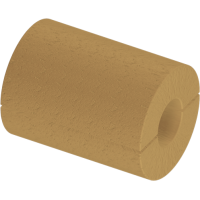 Цилиндр теплоизоляционный базальтовый вырезной без покрытия 720x60x500 мм Г1 Ц 100 ГОСТ 23208-2022