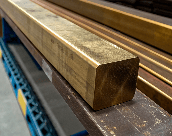 Квадрат бронзовый ДКВНТ 30x30 мм БрОФ10-1 ГОСТ 1628-2019 фото