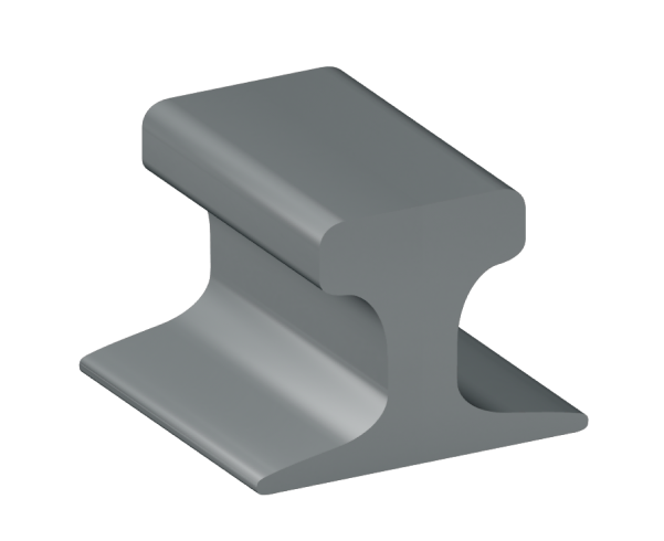 Рельсы КР80 стальные крановые 10 м К76Ф ГОСТ 4121-96 фото